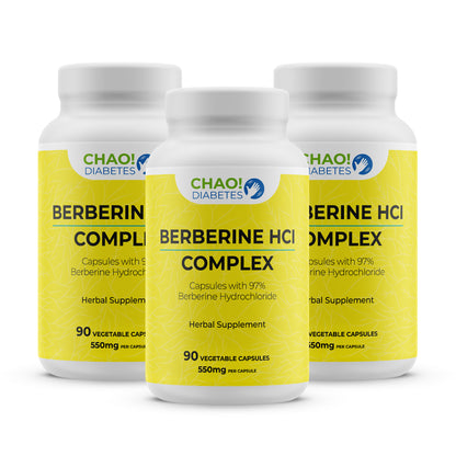 Berberine Complex 90 Capsules  x3